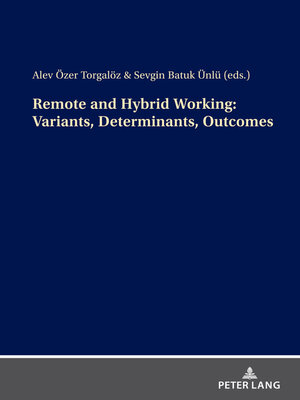 cover image of Remote and Hybrid Working